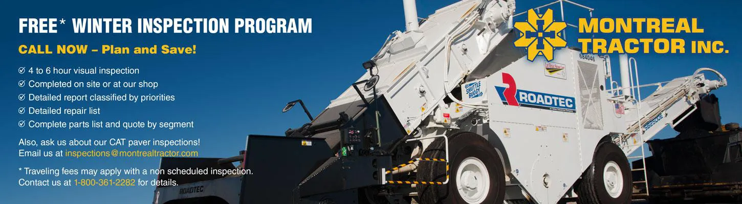 Roadtec winter inspection program
